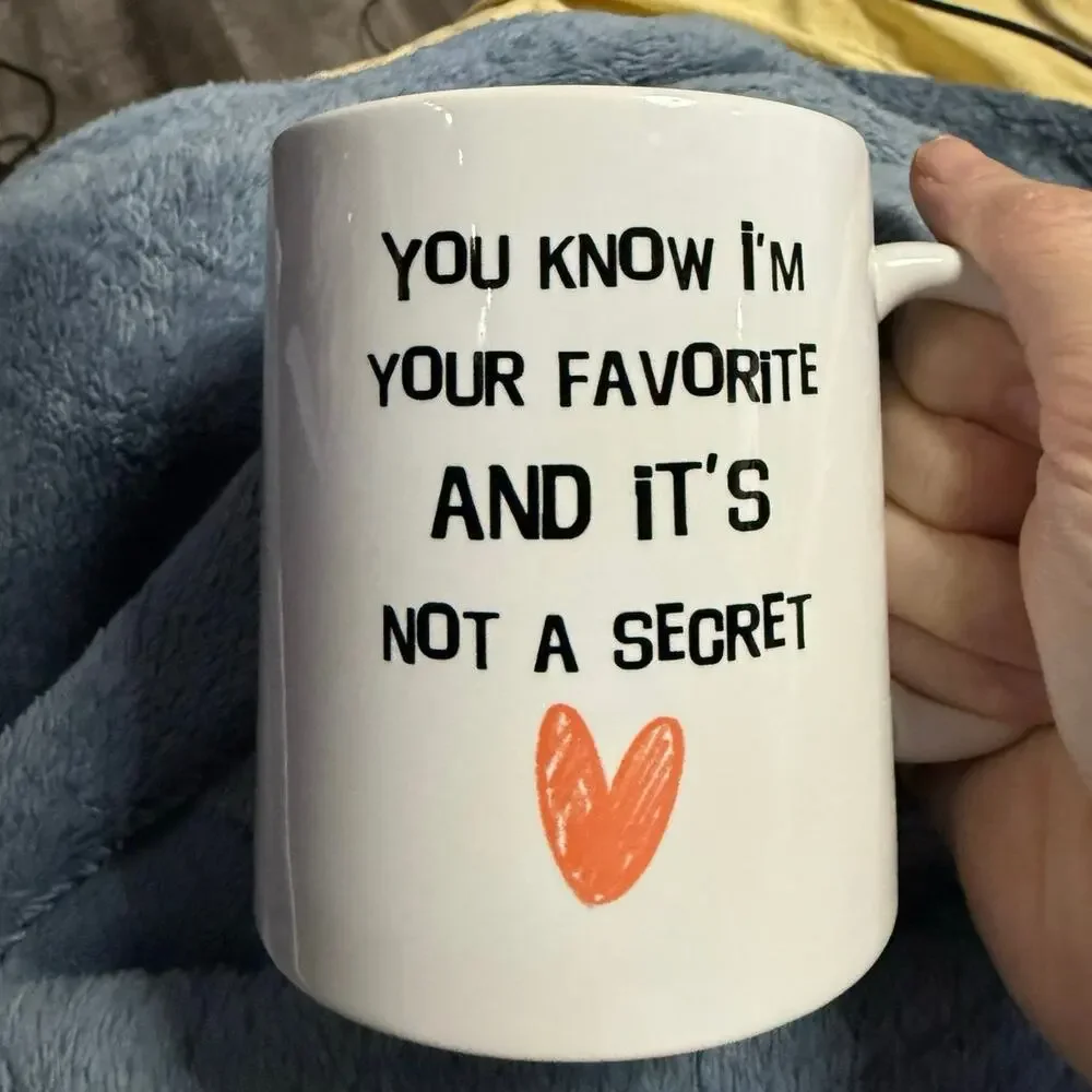 Favorite Child Funny Coffee Mug New in Box Gift for Mom or Dad
